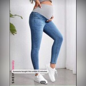 Plus size maternity jeans